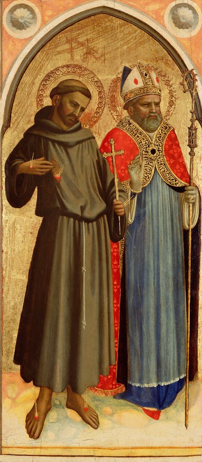 Saint François et un évêque Saint - Fra Angelico