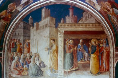 Saint Étienne prêchant, milieu du 15ème siècle - Fra Angelico