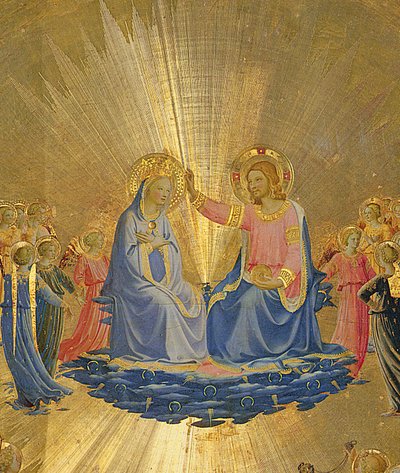 Le Couronnement de la Vierge, c.1440 (détail) - Fra Angelico