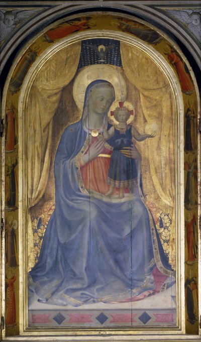 Le Triptyque Linaiuoli, la Vierge et l