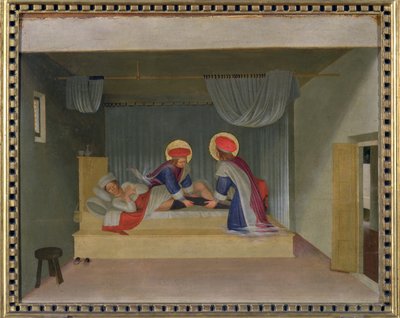 Le Miracle du diacre Justinien, de la prédelle du retable de San Marco, 1440 - Fra Angelico