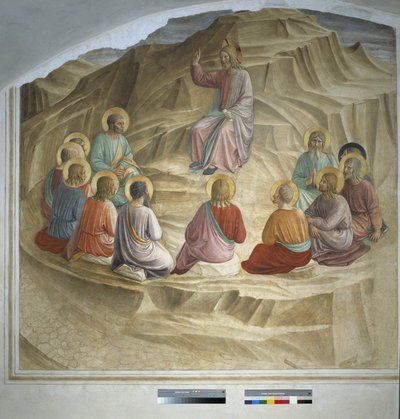 Le sermon sur la montagne : Le Christ parle aux apôtres 1438 - Fra Angelico