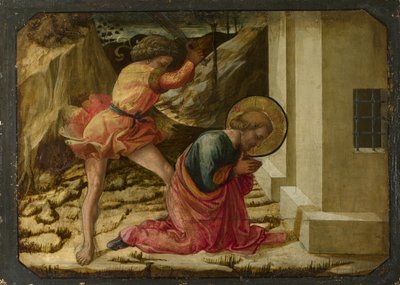 Décapitation de Saint Jacques le Majeur Panneau de prédelle du retable de la Trinité de Pistoia, 1455-1460 - Fra Filippo Lippi