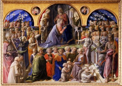Le Couronnement de la Vierge, entre 1439 et 1447 - Fra Filippo Lippi