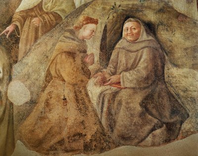 La Réforme de la Règle Carmélite (détail) - Fra Filippo Lippi