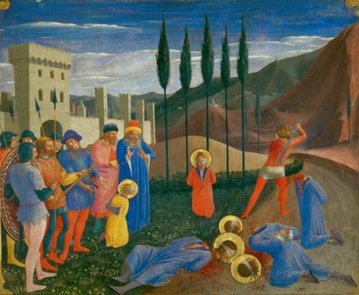La Décapitation de Saint Cosme et Saint Damien, vers 1440 - Fra Giovanni Angelico da Fiesole