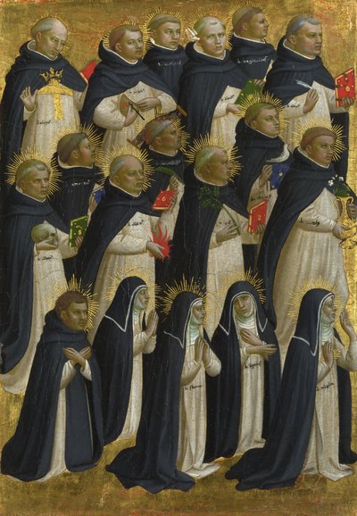 Le Dominicain Béni, panneau du retable de San Domenico de Fiesole, vers 1423-1424 - Fra Giovanni Angelico da Fiesole