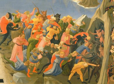 Le Jugement Dernier (détail), vers 1432 - Fra Giovanni Angelico da Fiesole