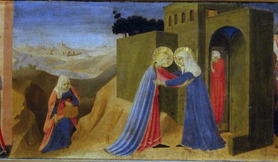 La Visitation. Prédelle du Retable de l
