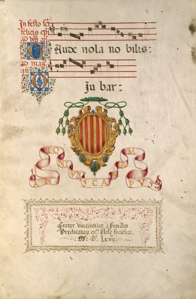 Armoiries - Fra Vincentius a Fundis