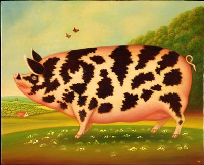 Le cochon Old Spot - Frances Broomfield