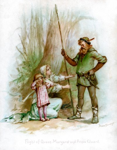 Fuite de la reine Marguerite et du prince Édouard, 1897 - Frances Brundage
