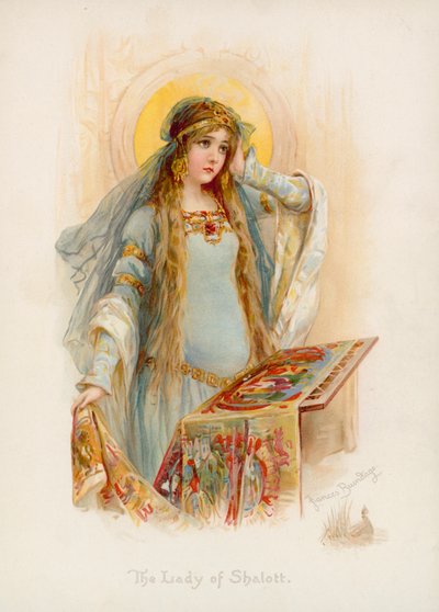 La Dame de Shalott de Tennyson - Frances Brundage