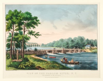Vue de la rivière Harlem, N.Y. - Frances Flora Bond Palmer