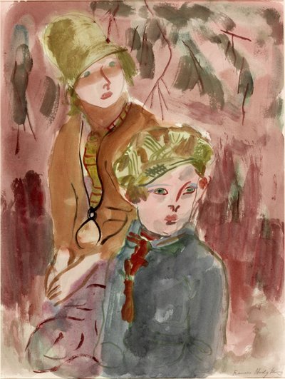 Garçon et fille - Frances Hodgkins