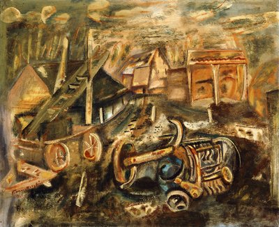 Cour de Ferme, Essex - Frances Hodgkins