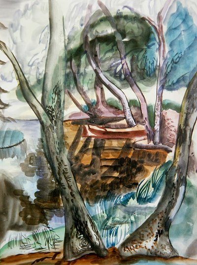 Paysage, c.1935 - Frances Hodgkins