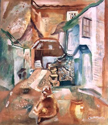 Cour de Purbeck, Matin - Frances Hodgkins