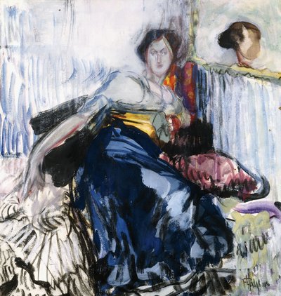 Femme allongée - Frances Hodgkins