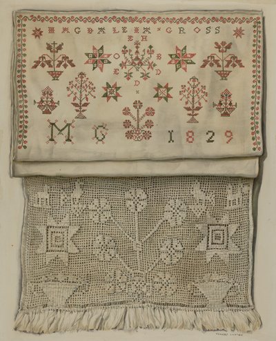 Serviette de Spectacle de 1829 - Frances Lichten