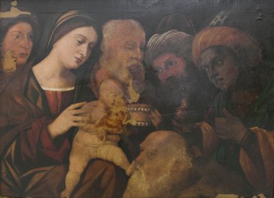 Adoration des Mages - Francesco (fl.1508 45) Rizzi da Santacroce