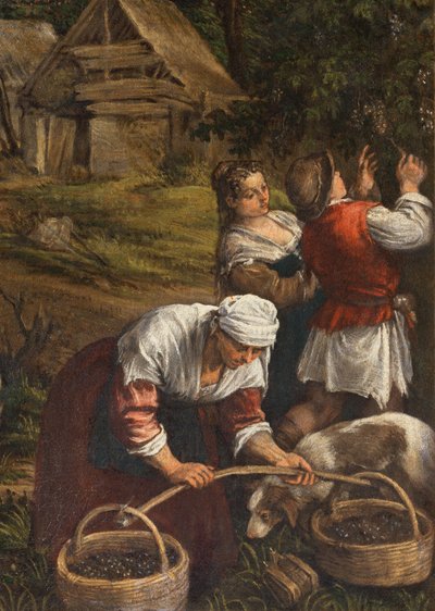 Moisson, (Moïse reçoit les Dix Commandements) (détail) - Francesco Bassano