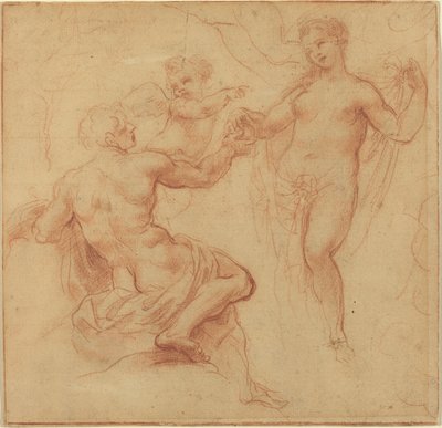 Paris remettant la pomme à Vénus - Francesco Albani