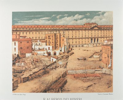 Italie, Naples, Albergo dei Poveri (Hospice des Pauvres) 1889 - Francesco Aversano