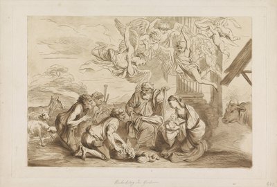 Adoration des bergers - Francesco Bartolozzi