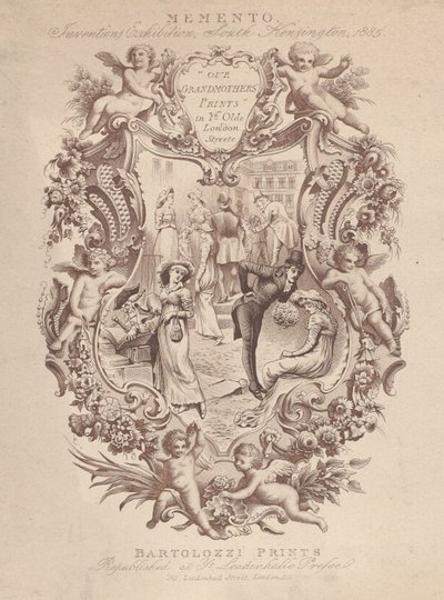 Publicité pour Memento, Exposition des Inventions, South Kensington - Francesco Bartolozzi