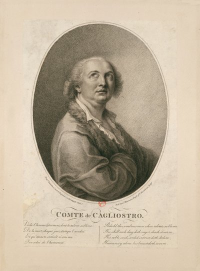 Comte Alessandro di Cagliostro 1743-1795 - Francesco Bartolozzi