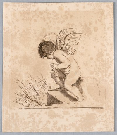 Cupidon avec une flèche - Francesco Bartolozzi