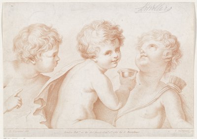 Trois putti - Francesco Bartolozzi