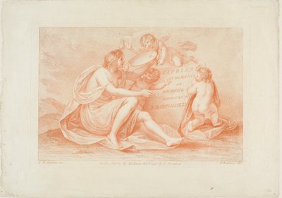 Frontispice des "Rudiments de dessin" de Cipriani - Francesco Bartolozzi