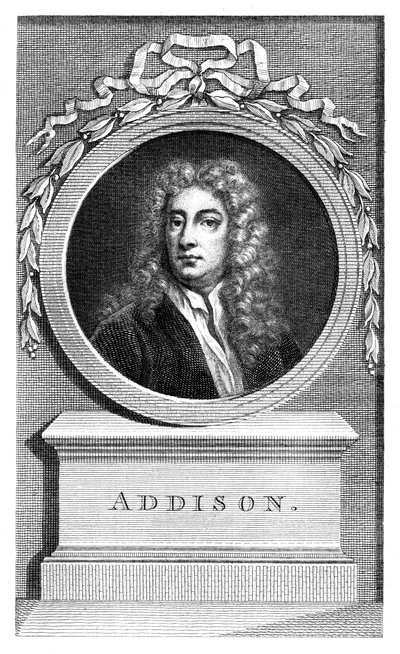 Joseph Addison, homme politique et écrivain anglais - Francesco Bartolozzi