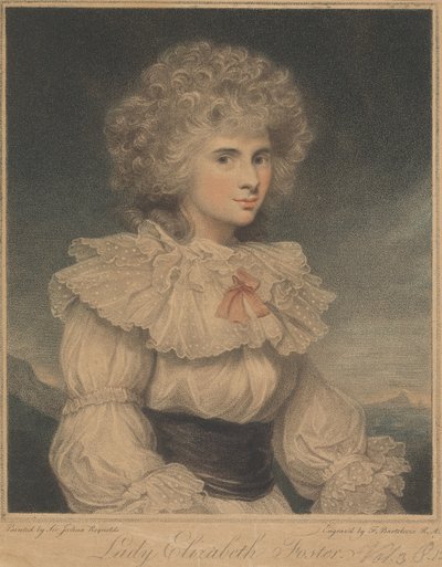 Lady Elizabeth Cavendish (née Hervey), Duchesse de Devonshire - Francesco Bartolozzi
