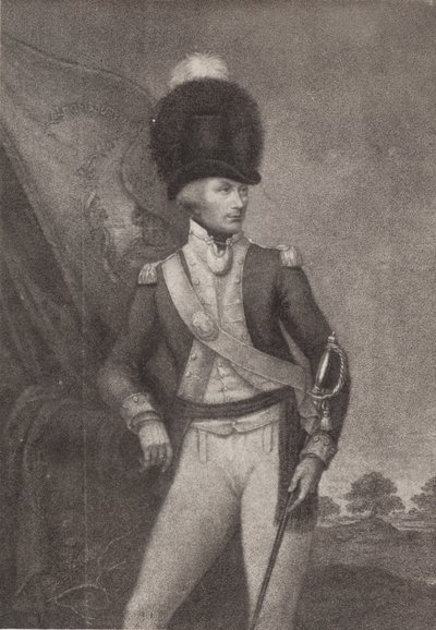 Lieut.-Colonel Cox, Bloomsbury Volunteers, 18ème siècle, 1909 - Francesco Bartolozzi