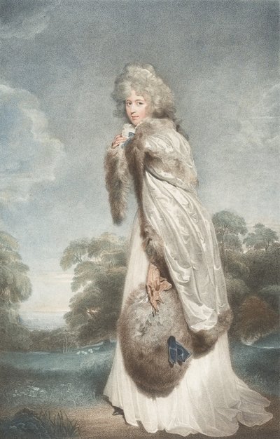 Miss Elizabeth Farren, Comtesse de Derby, 1792 - Francesco Bartolozzi