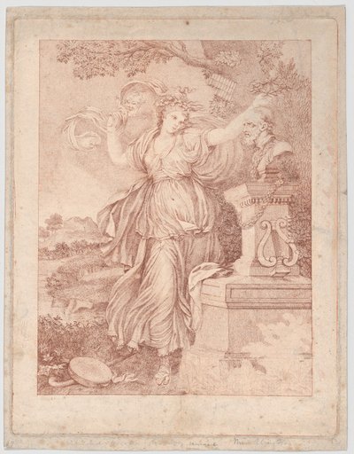 Mme Abington en Thalie - Francesco Bartolozzi