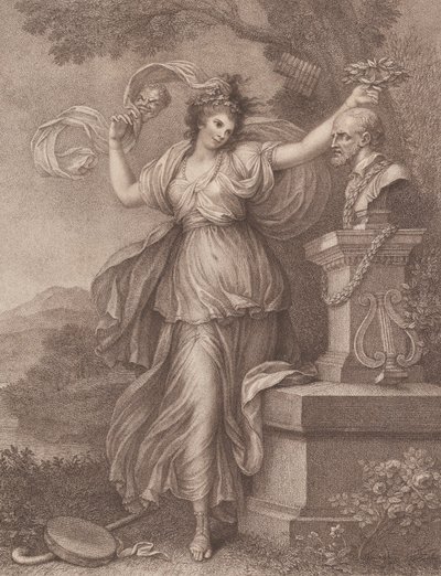 Mme Abington en Thalie - Francesco Bartolozzi