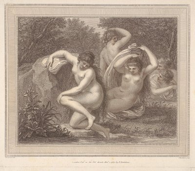Nymphes et Diane au bain - Francesco Bartolozzi