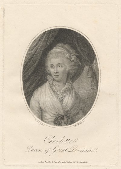 La reine Charlotte - Francesco Bartolozzi