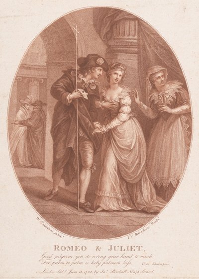 Roméo et Juliette au bal masqué, Roméo et Juliette, Acte 1, Scène 5 - Francesco Bartolozzi