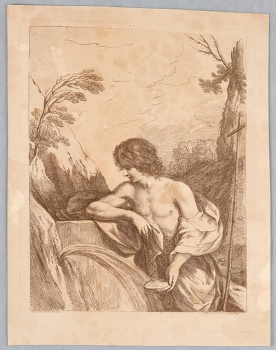 Saint Jean dans le désert - Francesco Bartolozzi