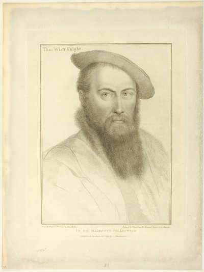 Sir Thomas Wyatt - Francesco Bartolozzi