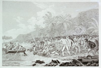 La mort du capitaine Cook, c.1783 - Francesco Bartolozzi