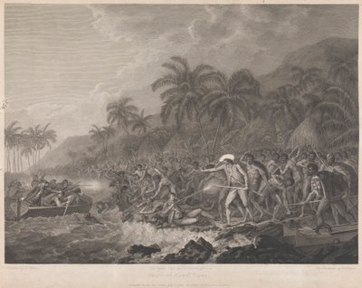 La mort du capitaine Cook - Francesco Bartolozzi