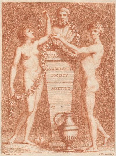 Eintrittskarte: Anacreontic Society Meeting - Francesco Bartolozzi