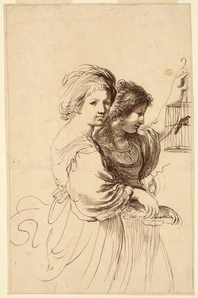 Deux jeunes filles, l
