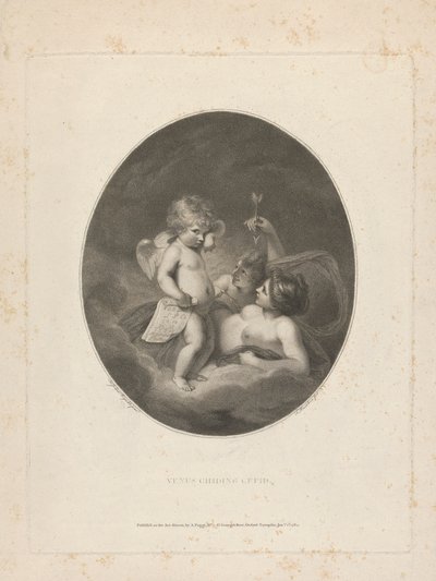 Vénus enfantant Cupidon - Francesco Bartolozzi
